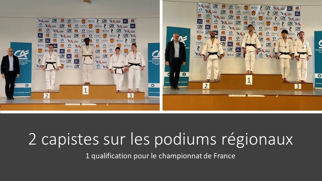 2 belles médailles et une qualification au championnat de France pour les Séniors du CAP
