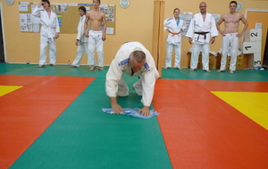 Séance nettoyage de tatami