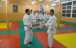 Remise de la ceinture noire à Tom Deschamps