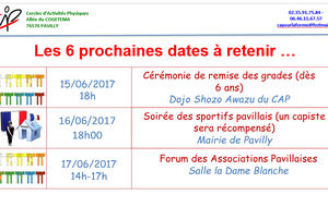 Dates de Fin d'Année du CAP