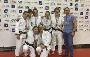 Les filles 3ème au championnat de France 2ème division 