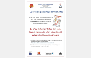 Parrainez un ami pendant tout janvier pour faire un cours de judo