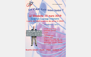 Le CAP fait son loto : dimanche 10 mars