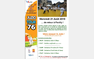 Judo-Tour 76, mercredi 21 août 2019