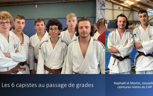 Le CAP compte désormais deux nouvelles ceintures noires