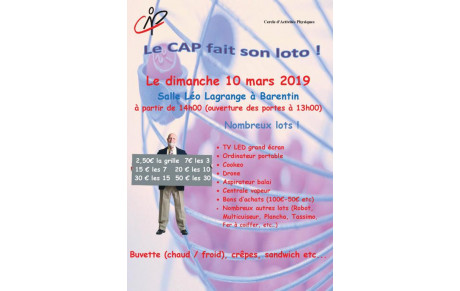 Le CAP fait son loto : dimanche 10 mars