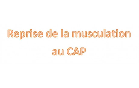 Reprise partielle de la muscu au CAP