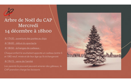 Arbre de Noël du CAP